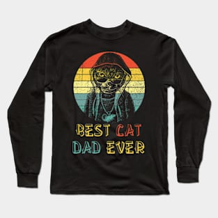 Best Cat Dad Ever Club 5 Long Sleeve T-Shirt